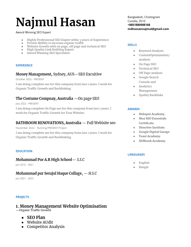 linkdin CV for Apply jobs.pdf