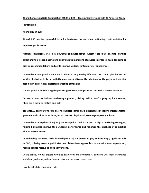 AI and Conversion Rate Optimization in B2B.pdf 1.pdf