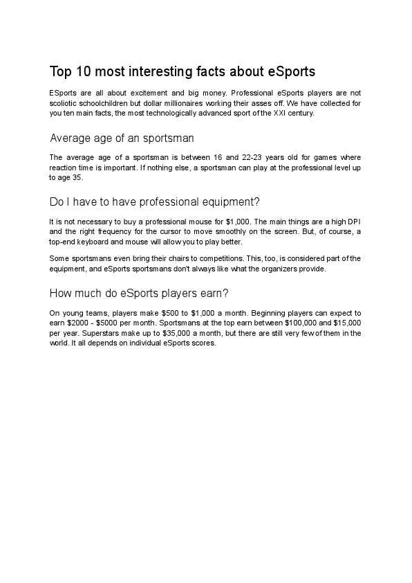 Top 10 most interesting facts about esports.pdf