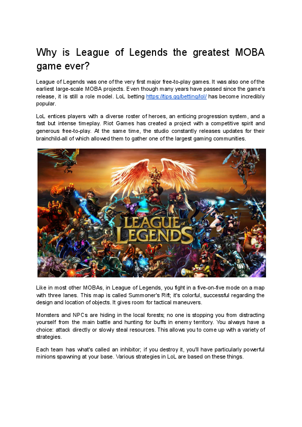 Why is League of Legends the greatest MOBA game ever_ .pdf