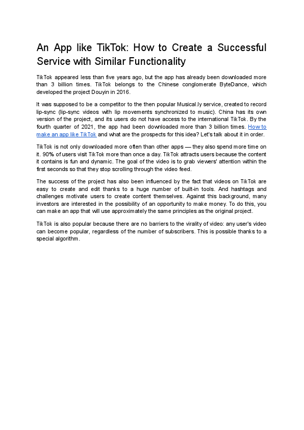An App like TikTok_ How to Create a Successful Service with Similar Functionality.pdf