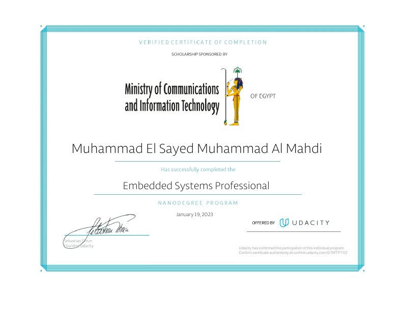 Embedded Systems Professional Certificate.pdf