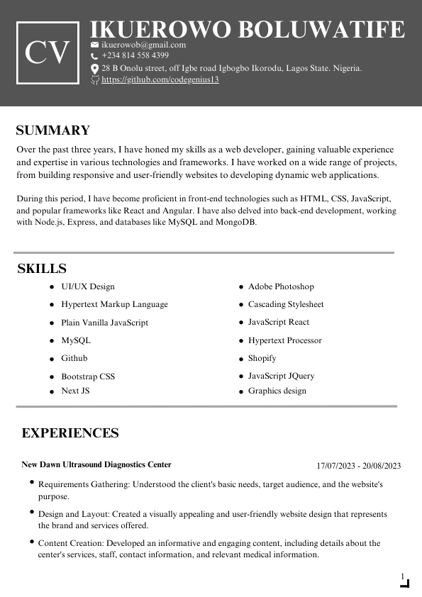 Ikuerowo Boluwatife Kolade Resume.pdf