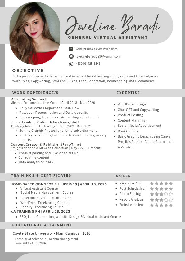 General Virtual Assistant - Joveline Baradi.pdf