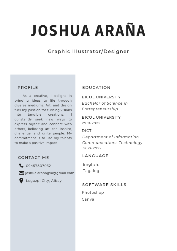 Graphic Design cv resume (Joshua Arana).pdf