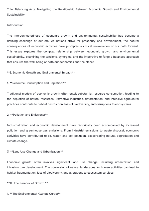 Balancing Acts_ Navigating the Relationship Between Economic Growth and Environmental Sustainability - Grammarly.pdf