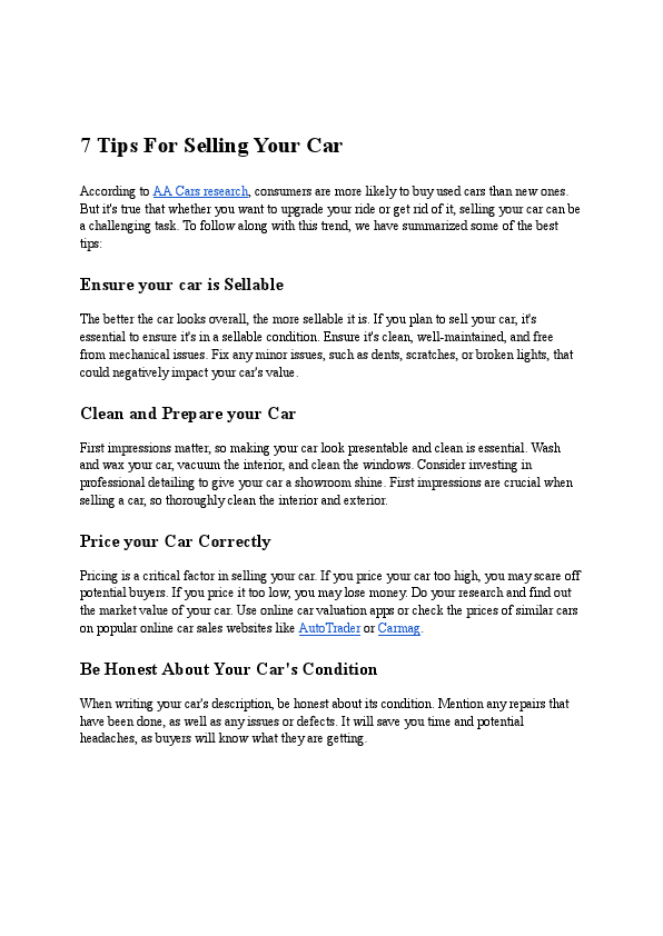 7 tips for selling your car.pdf