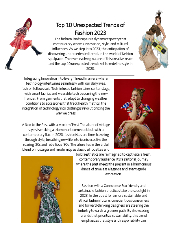 Top 10 Unexpected Trends of Fashion 2023,article.pdf
