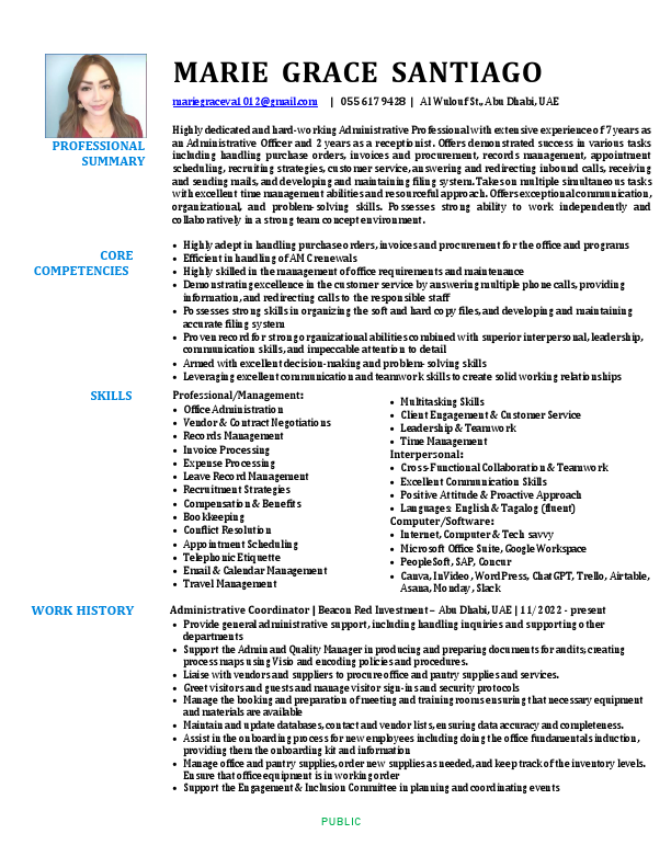 MARIE GRACE SANTIAGO - CV.pdf