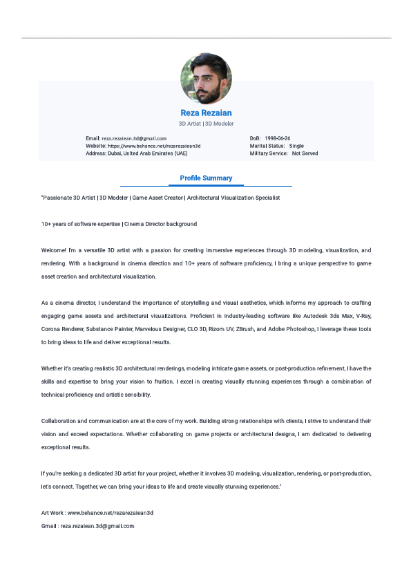 Reza Rezaian's Resume.pdf