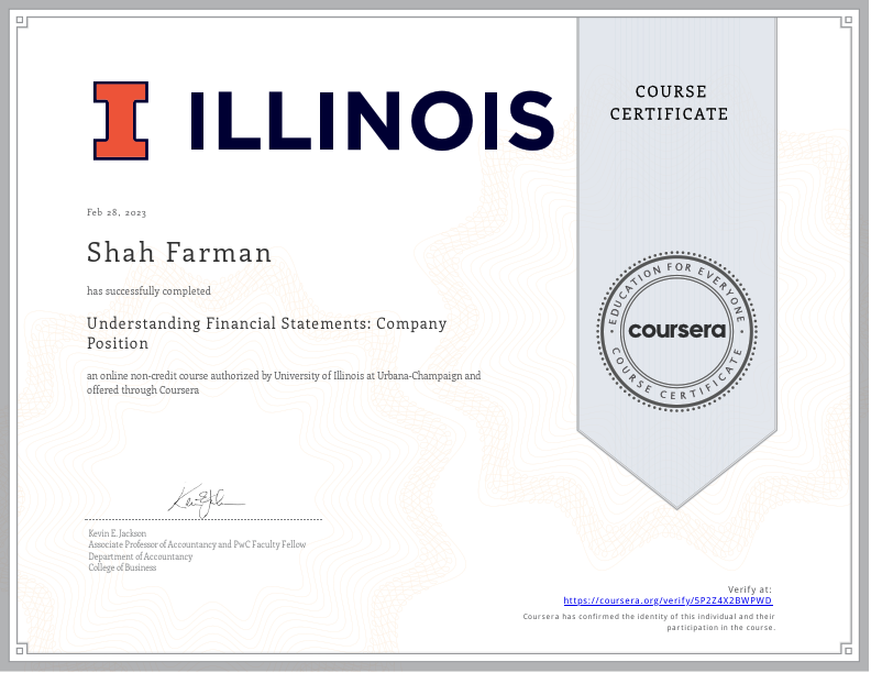 Coursera - Understanding Financial Statements.pdf