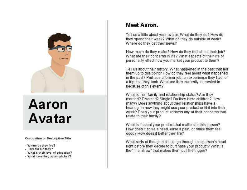 Client Avatar Worksheet .pdf