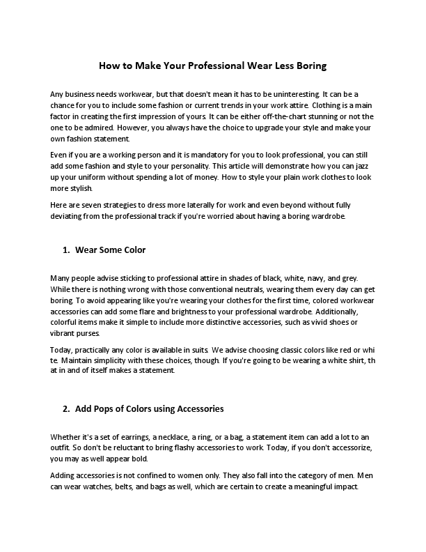 How to Make Your Professional Wear Less Boring.pdf
