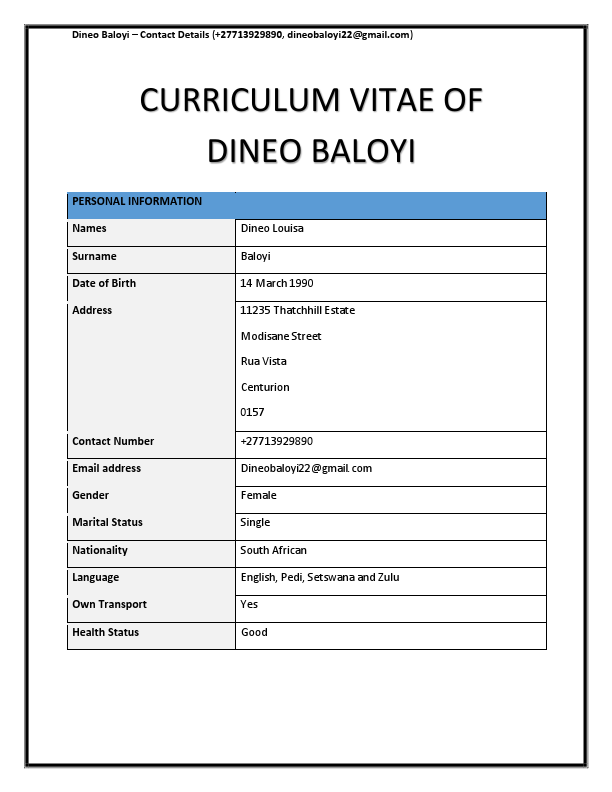 Dineo Baloyi's Curriculum Vitae_.pdf