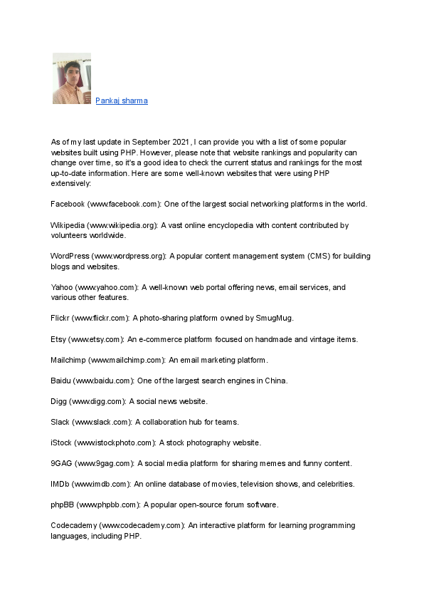 PHP and html 10 website .pdf