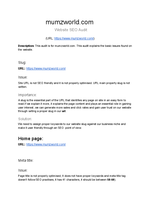 mumzworld.com-Audit report.pdf