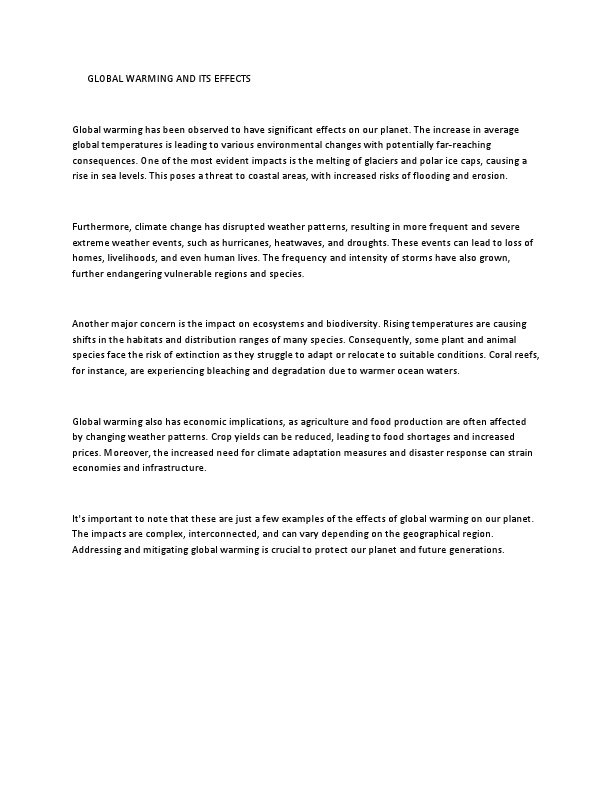 global warming and its effects 2023.PDF