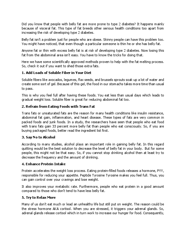 How to get rid of belly fat.pdf