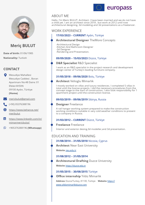 CV - Meriç BULUT.pdf