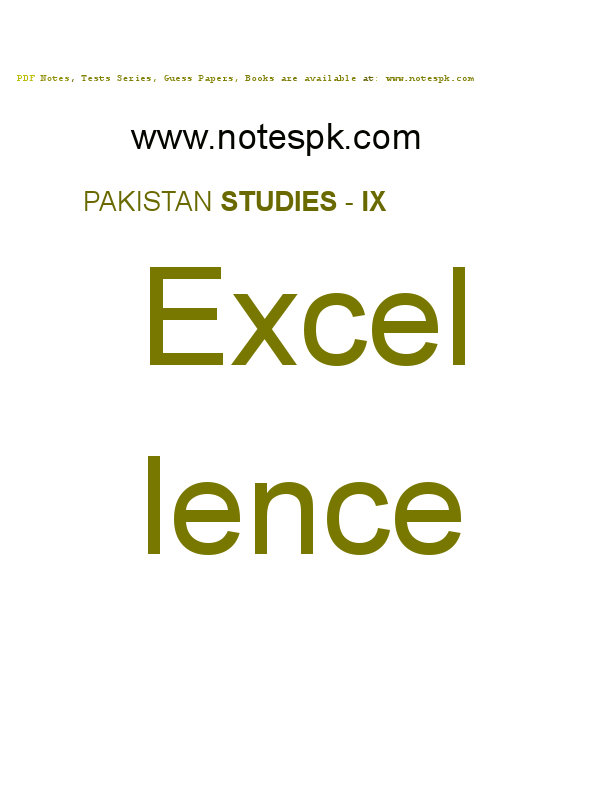 9th Pakistan Studies Board Pattern Paper_NOTESPK.pdf