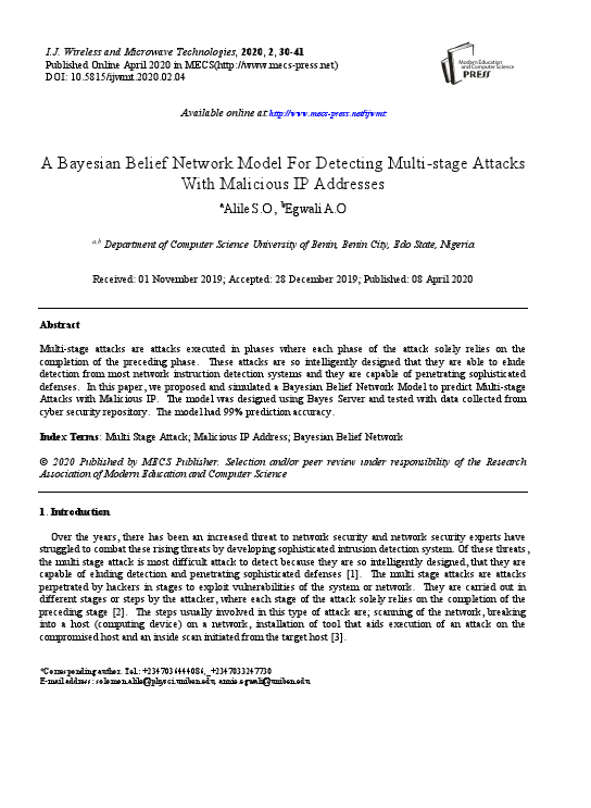 13. Multistage Attack Prediction Using BBN IJWMT-V10-N2-4.pdf
