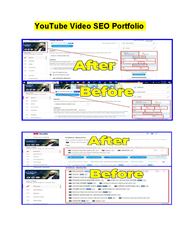 I will do best youtube video SEO, keyword, and description optimize..pdf