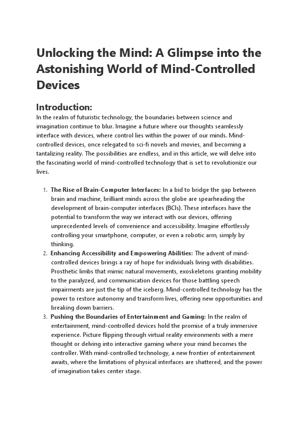 Unlocking the Mind - A Glimpse into the Astonishing World of Mind-Controlled Devices_by John Oluwole.pdf
