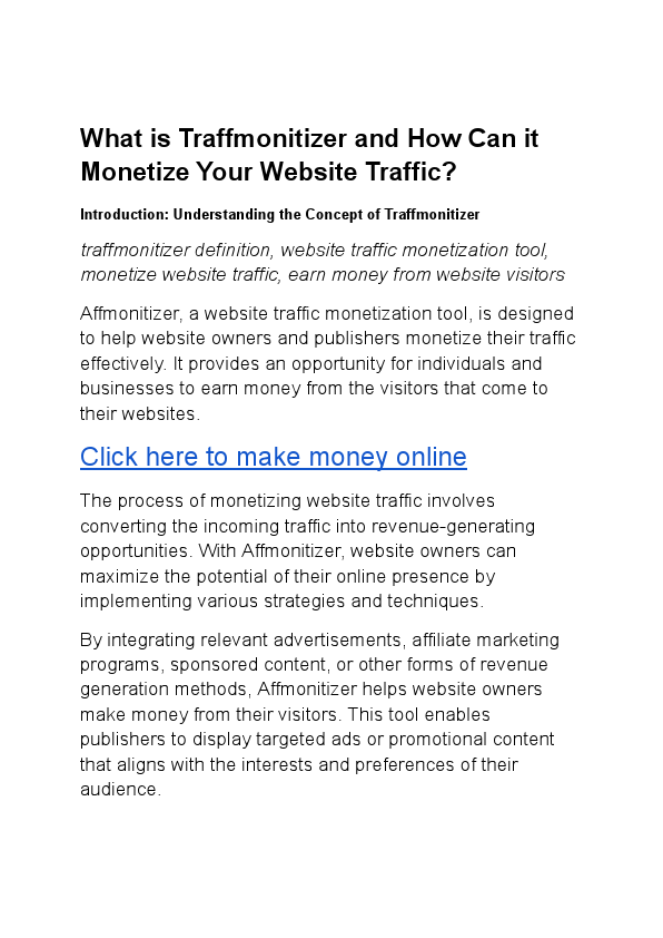 WhatisTraffmonitizerandHowCanit MonetizeYourWebsiteTraffic.pdf