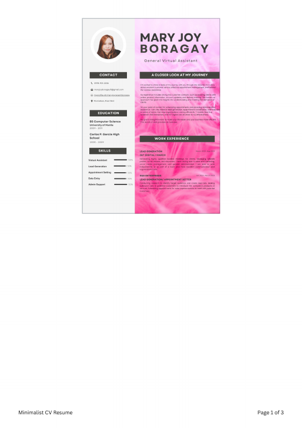 Minimalist CV Resume.pdf