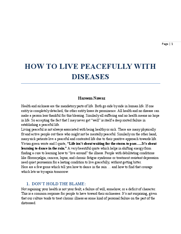 HOW TO LIVE PEACEFULLY WITH DISEASES.pdf
