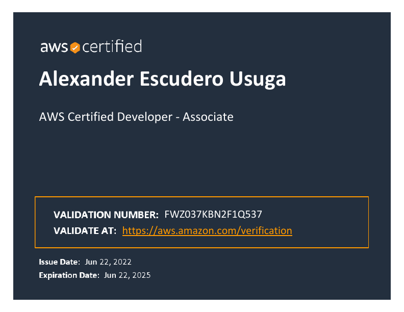 AWS Certified Developer - Associate certificate.pdf