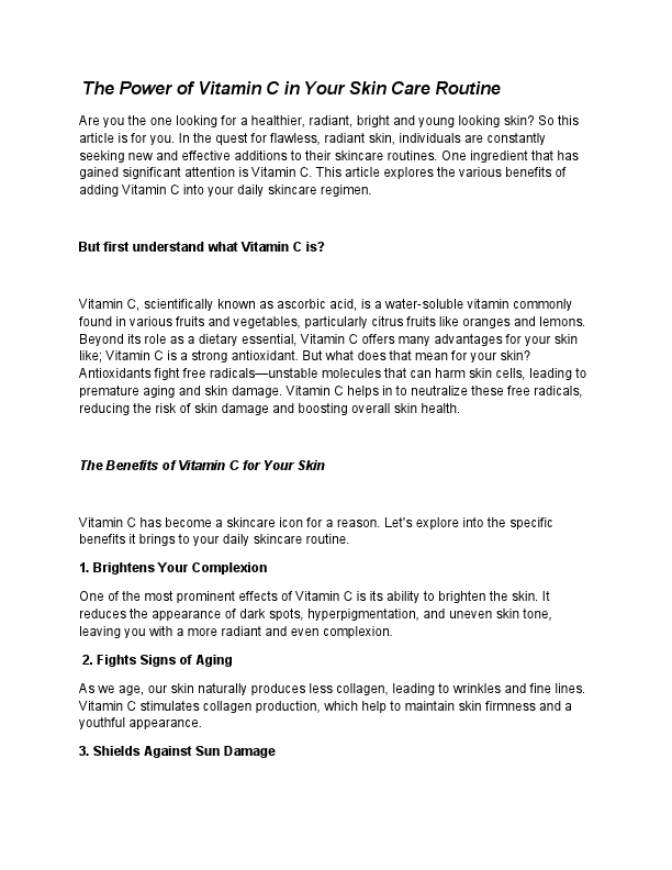 The Power of Vitamin C in Your Skin Care Routine.pdf