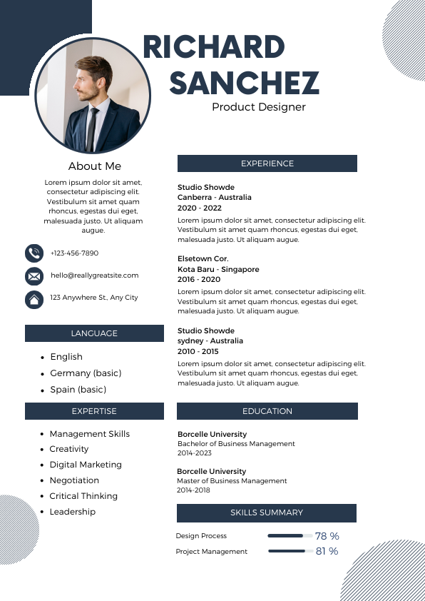 blue professional modern CV resume.pdf