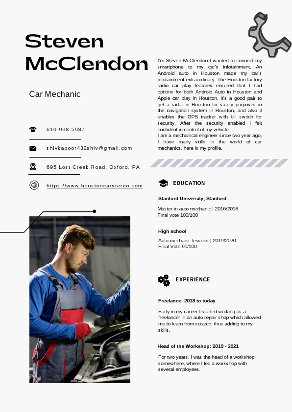 Car Mechanic Resume StevenMcClendon.pdf