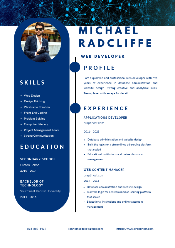 Michael-Web Developer Resume.pdf