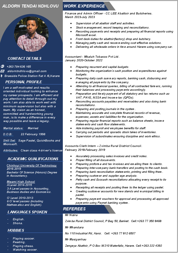 Carriculum Vitae Aldorn Tendai Ndhlovu.pdf