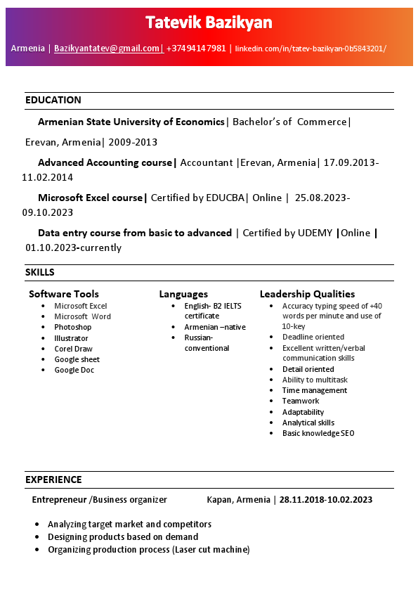 Tatevik Bazikyan Data entry specialist.pdf