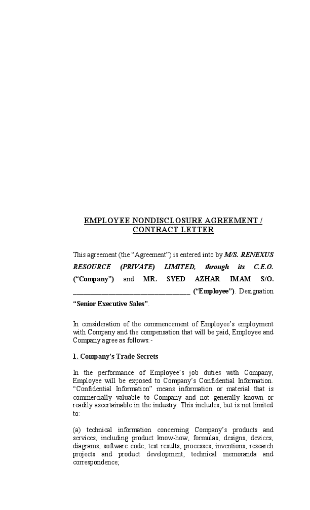 EMPLOYEE NONDISCLOSURE AGREEMENT.pdf