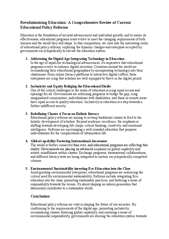 Revolutionizing Education (A Comprehensive Review of Current Educational Policy Reforms).pdf