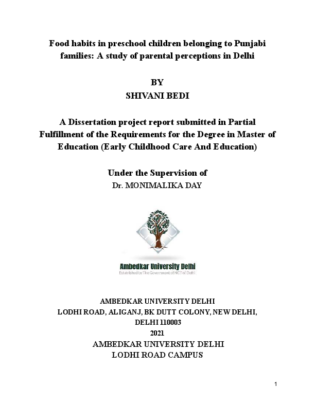 Food habits in preschool children belonging to Punjabi families_ A study of Parental perceptions in Delhi.pdf