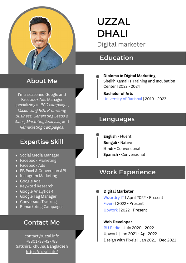 Uzzal Dhali's CV.pdf