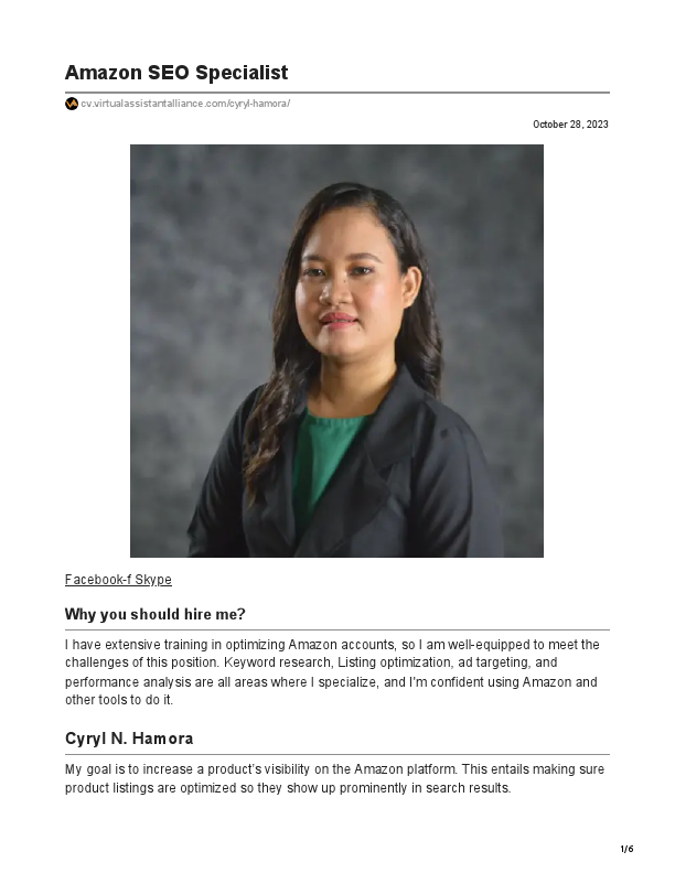 cv.virtualassistantalliance.com-Amazon SEO Specialist.pdf