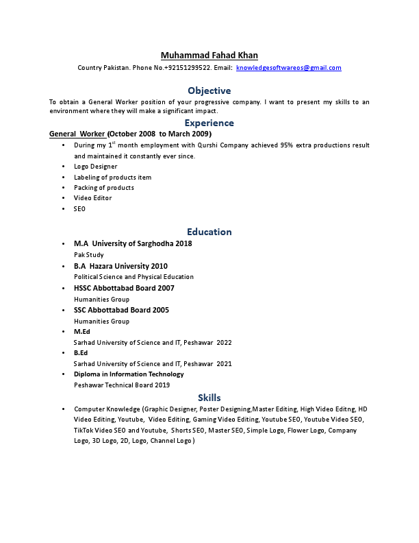 My Freelancing and All Computer Experience.pdf