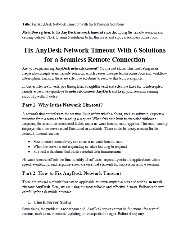 Title_ Fix AnyDesk Network Timeout With the 6 Possible Solutions.pdf