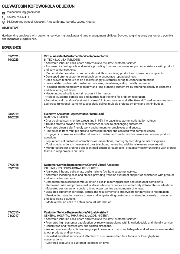 My customer service cv.pdf