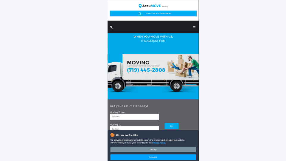 truckingn dispatch, logistics, and moving company website in WordPress.pdf