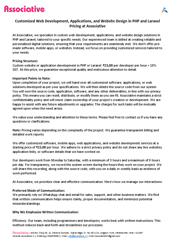 Customized Web Application Php & Laravel.pdf