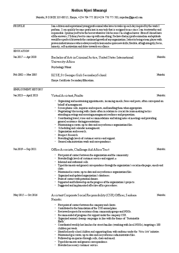 Nelius Mwangi CV.pdf