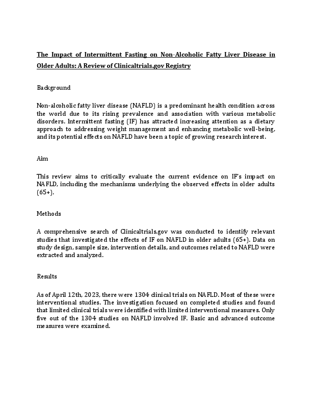 The Impact of Intermittent Fasting on Non.pdf