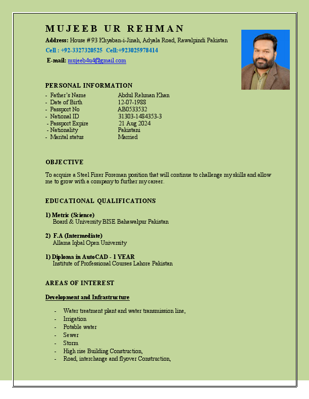 MUJEEB ABBASI STEEL FIXER FOREMAN EXGULF.pdf